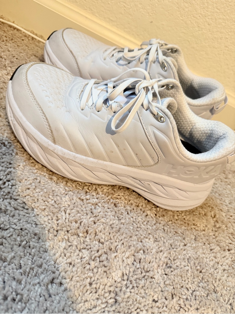White Hoka bondi sr - Picture 3 of 5